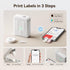 NIIMBOT D110 Upgraded Version Mini Label Maker Machine with Tape, Portable Bluetooth Thermal Printer, Sticker Maker with Multiple Templates for Of...